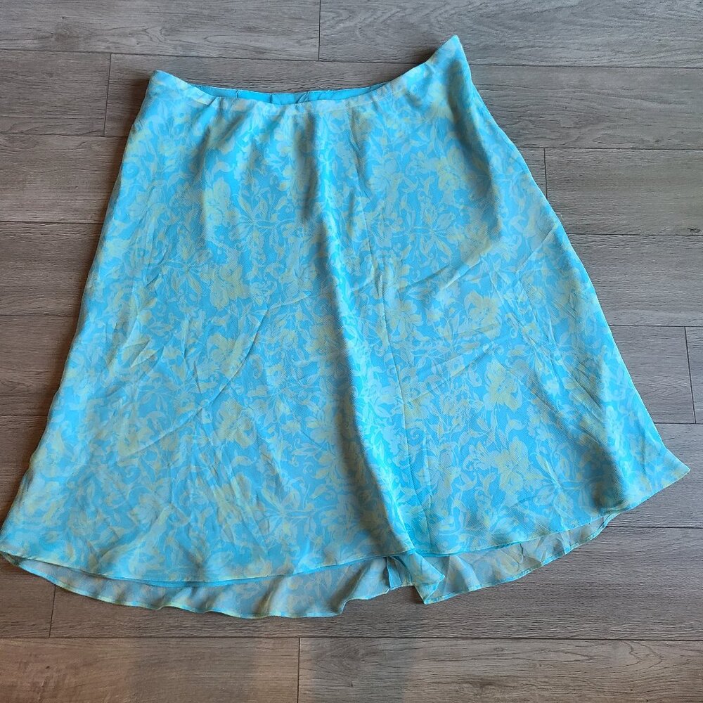 Blue Floral Skirt Size 22W